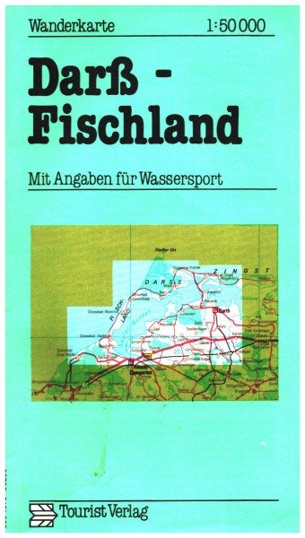 DDR Wanderkarte Darß - Fischland 1977