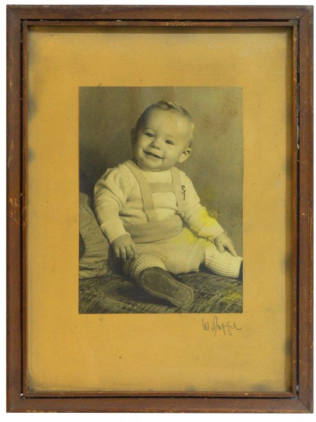 Portraitfoto kl. Junge Bube 1930iger DEKO shabby Chic