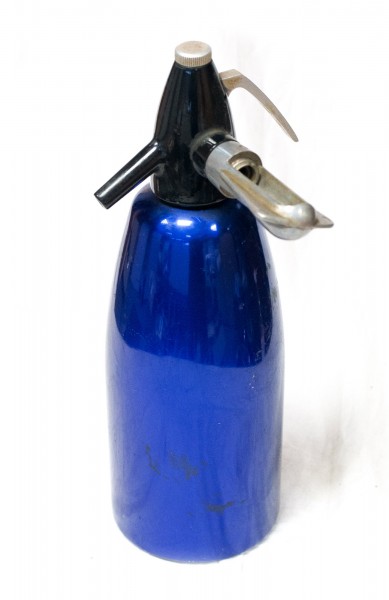 DDR Soda Siphon Wassersprudler Blau