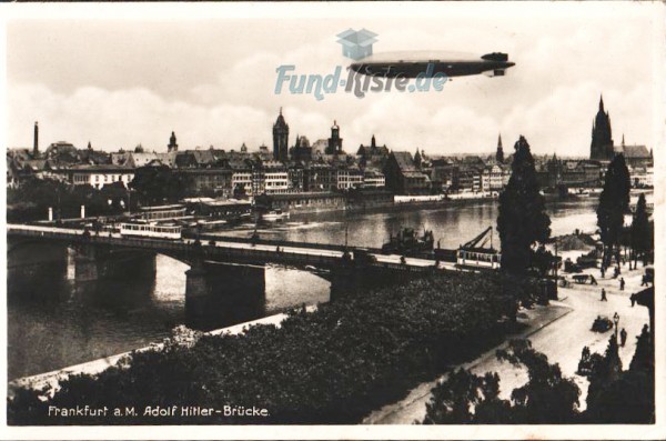 Frankfurt - Adolf Hitler-Brücke, 1935