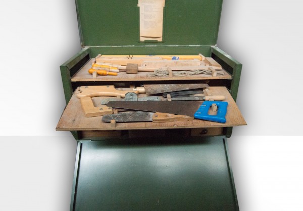 NVA Werkzeugsatz für Tischler TGL 108 - 75 933 Kasten II komplett