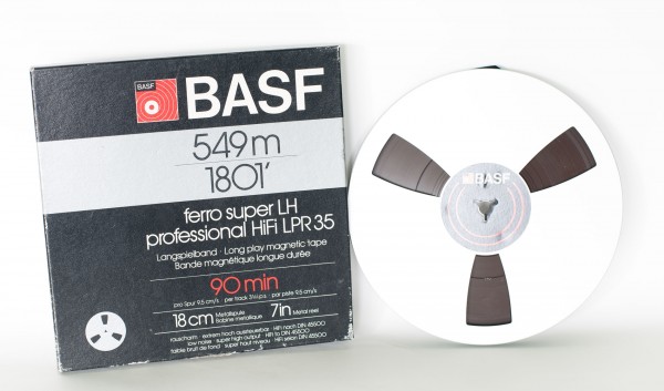 Langspielband BASF 549m 1801' ferro super LH HiFi LPR 35